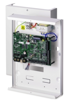 SPC 4000 Alarmzentrale mit IP im G2 Gehäuse mit Metallboden und Kunststoffabdeckung